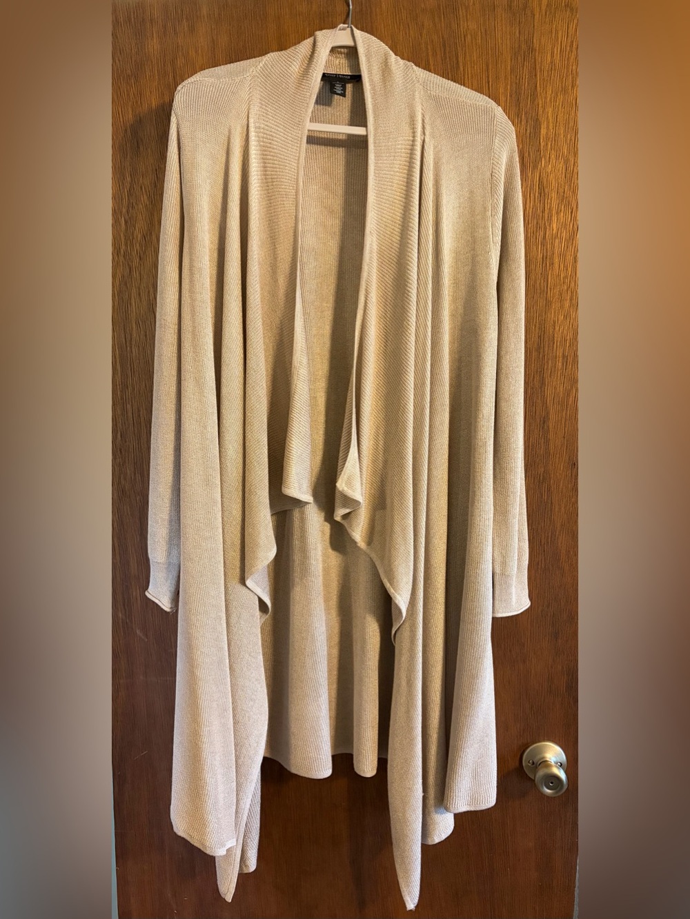 EUC White House Black Market knit cardigan, size L